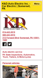 Mobile Screenshot of kdautoelectric.com